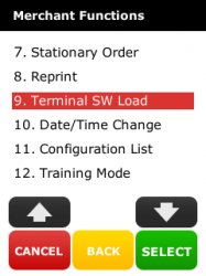 9, Terminal SW load